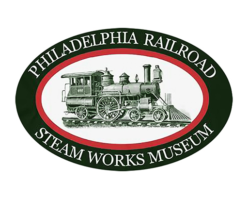 Philadelphia Railroad and Steam Works Museum (PRSWM) train logo